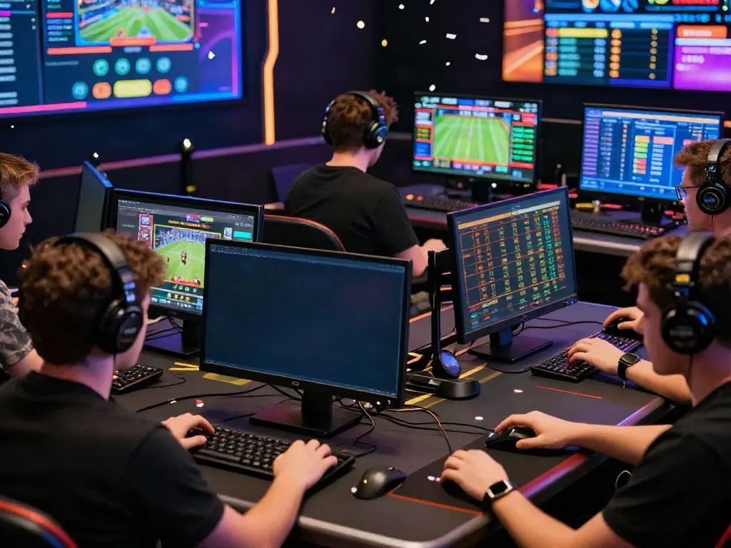 Exciting online betting scene at https://uk88win.org/ with players engaged in sports betting.