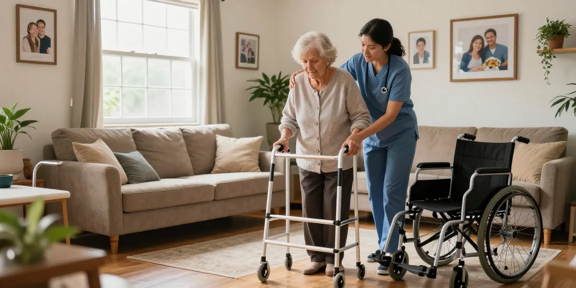 buy nobility aids in a supportive home health care environment with caregivers helping seniors