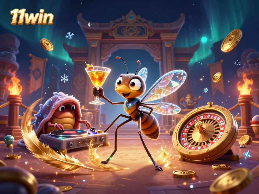 Engage with the vibrant 11win casino scene featuring unique characters bringing life to the gaming experience.
